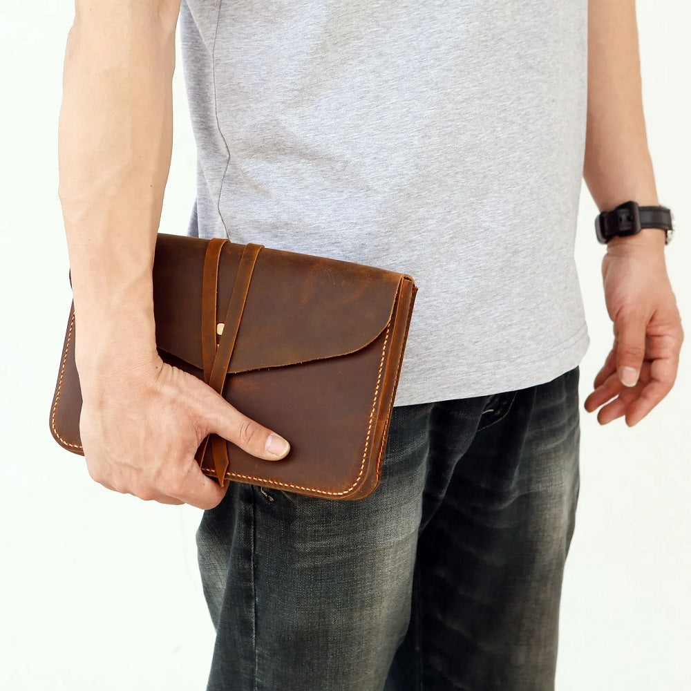 Personlized Leather KJV Standard Bible Pouch Christian Gift for Men