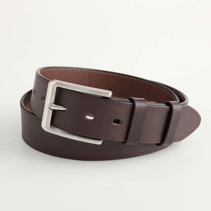 Handmade Leather Belt | Brown -1.5"