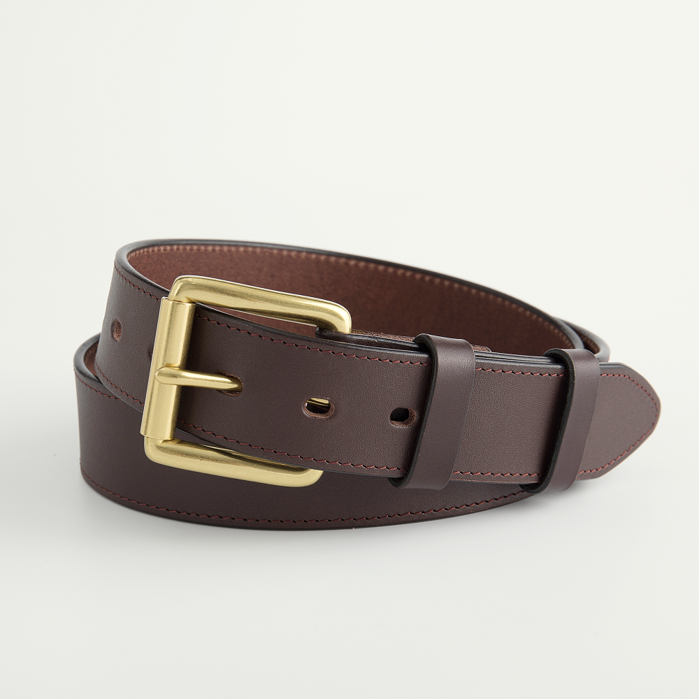 Handmade Leather Belt | Brown -1.5"