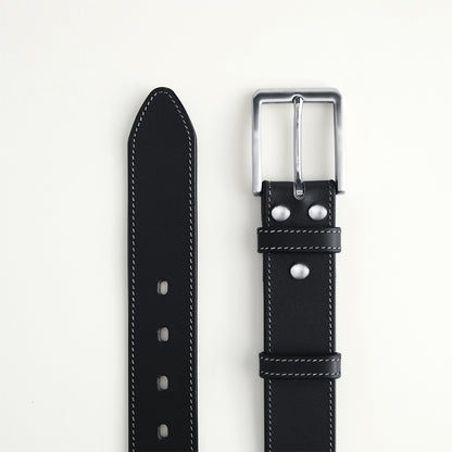 Handmade Leather Belt | Black -1.5"