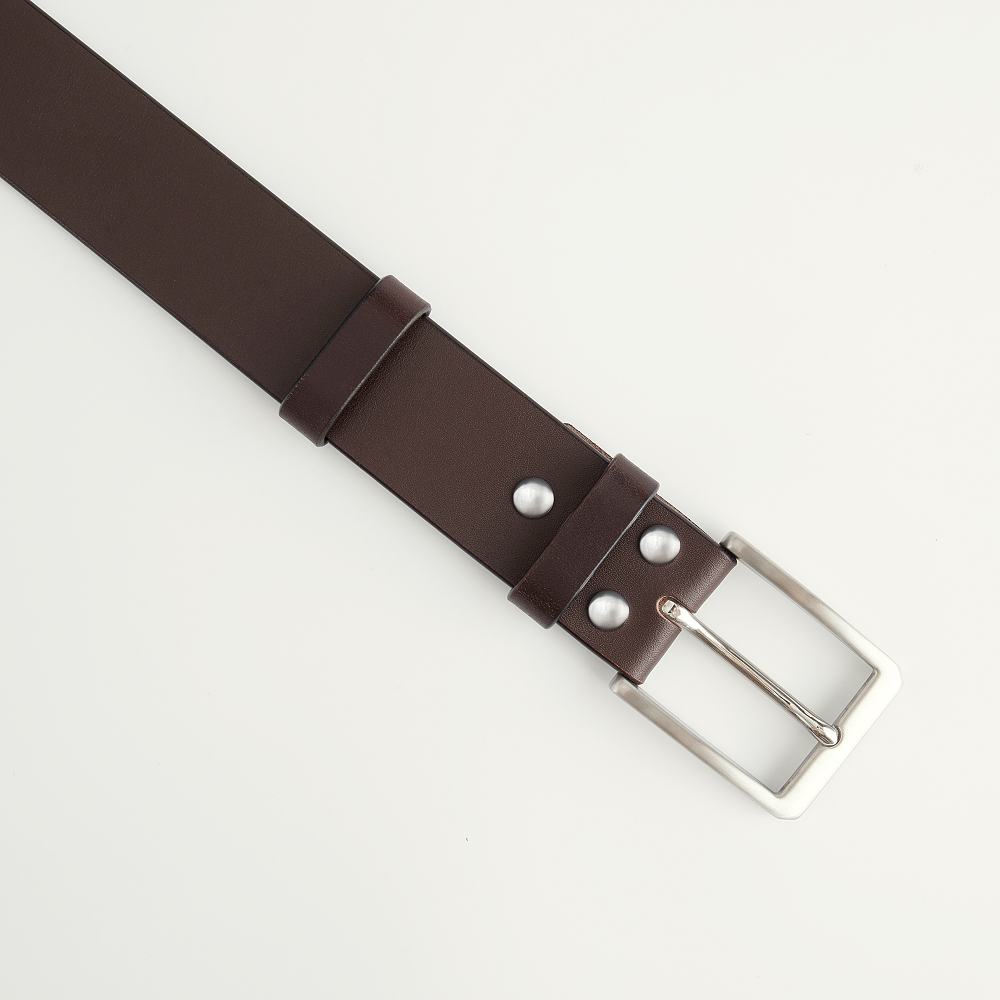 Classic Brown Leather Belt -1.5"