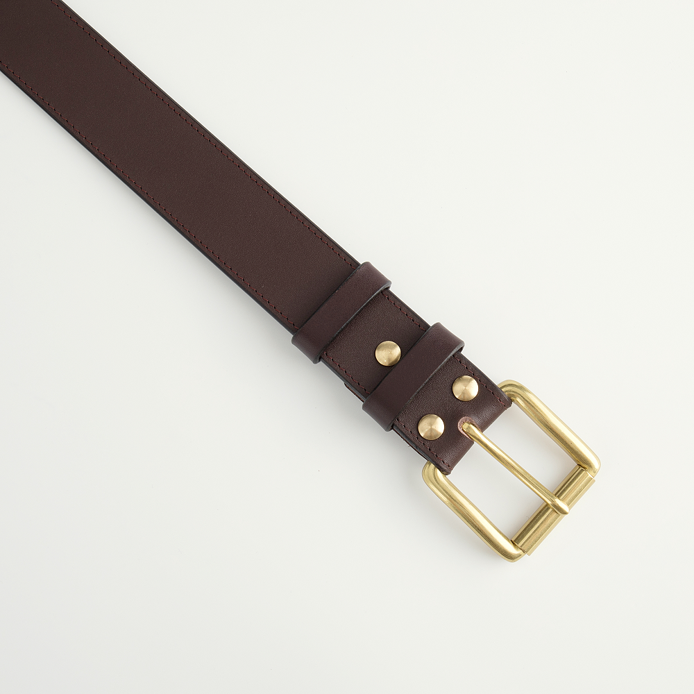 Handmade Leather Belt | Brown -1.5"