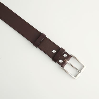 Handmade Leather Belt | Brown -1.5"