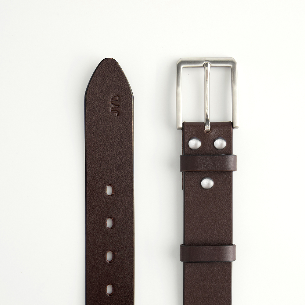 Classic Brown Leather Belt -1.5"