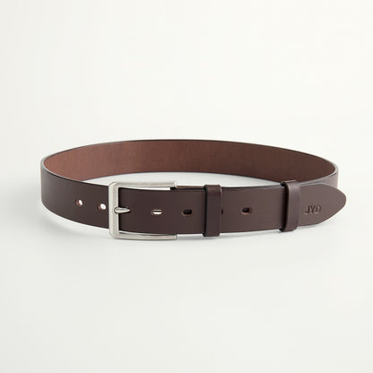 Classic Brown Leather Belt -1.5"