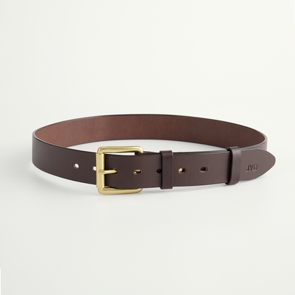 Classic Brown Leather Belt -1.5"