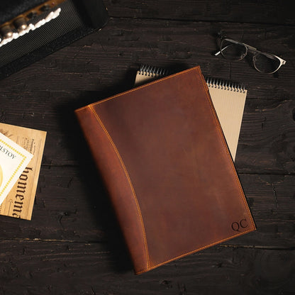Personalized Leather Executive Portfolio Organizer