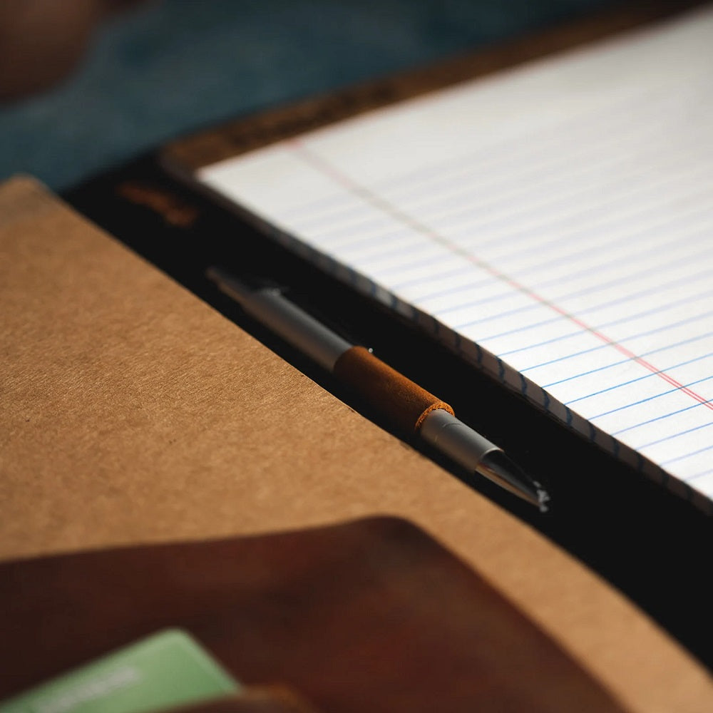 Personalized Leather Executive Portfolio Organizer