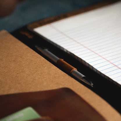 Personalized Leather Executive Portfolio Organizer