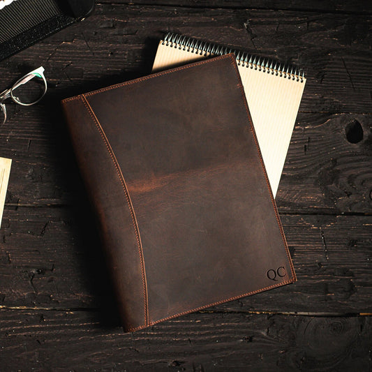 Personalized Leather Executive Portfolio Organizer