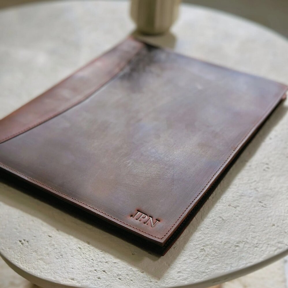 Personalized Leather Executive Portfolio Organizer