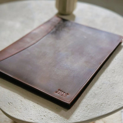 Personalized Leather Executive Portfolio Organizer