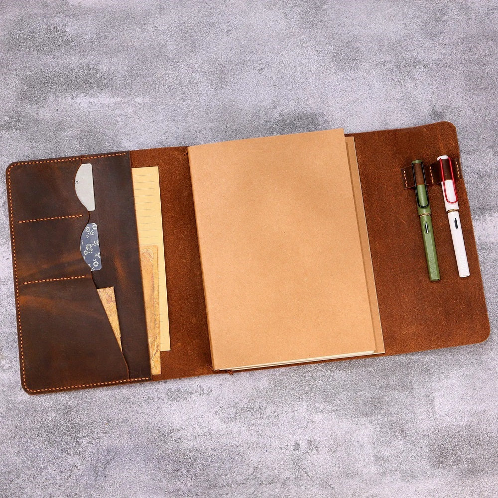 Personalized Leather B5 Size Journal for women