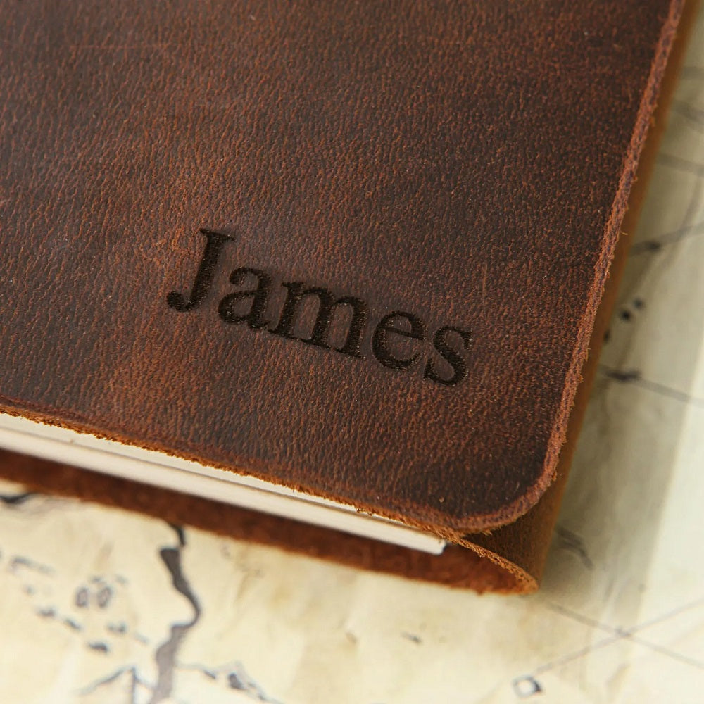Personalized Leather B5 Size Journal for women